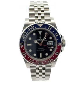 New 2023 Rolex GMT-Master II Steel Red/Blue Ceramic Jubilee Watch Pepsi 126710 - Picture 1 of 6