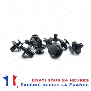 10 Clips pour TOYOTA LEXUS Compartiment Moteur Couverture 7 mm 9046707201 Noir - Imagen 1 de 6