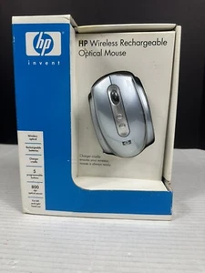 HP Wireless Rechargeable Optical Ergo Mouse with USB receiver Vintage 2005 - Picture 1 of 4