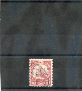 DEUTSCHLAND OSTAFRIKA Sc 33 (MI 32) sehr guter Erhaltungszustand gebraucht 7 1/2H, USAMBARABAHN ZUG 4 35 $ - Bild 1 von 1