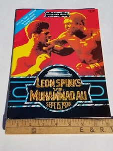 Muhammad Ali vs Leon Spinks Battle Of New Orleans Boxing Program & NO Newspaper - Picture 1 of 24