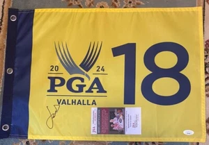 Jordan Spieth Signed Autograph 2024 PGA Championship Flag Valhalla JSA COA - Picture 1 of 1