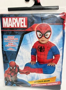 Marvel Spider-Man Costume Size Infant 6-12 months Halloween Baby, Dress-up NEW - Picture 1 of 5