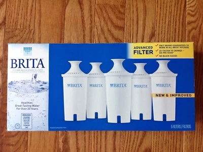 brita pitcher replacement filters 5 filters/box - Image 1 of 2