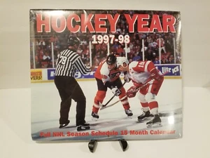 1997-98 Hockey Year Calendar (15 month Calendar) Still Sealed New - Bild 1 von 2