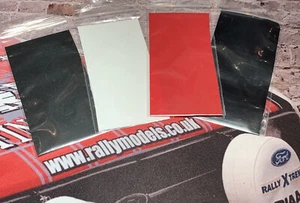 1/43 Mud Flap Material Code 3 Ixo Trofeu Red White Black - Picture 1 of 3
