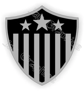 Bandera Americana EE. UU. Escudo Black Ops Pegatina Sombrero Duro | Calcomanía Banderas Casco de Seguridad - Imagen 1 de 1