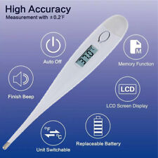 Digital LCD Heating Oral Thermometer Tools kids Baby Infant Electronic Measureme