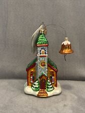 Christopher Radko - RING OUT RING OUT - 2002 Church Christmas Ornament One Bell