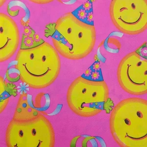AEX Tovaglioli di Carta Fazzoletti Bevande Tovaglioli Tema Decorativo Emoji Sorriso - Foto 1 di 8