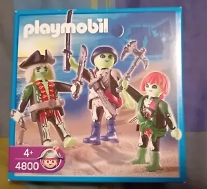 3 Piratas Fantasma, playmobil 4800. Vintage, año 2008. LUCEN EN LA OSCURIDAD - Imagen 1 de 1