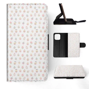 FLIP CASE FOR APPLE IPHONE|CUPCAKE PATTERN - Foto 1 di 193