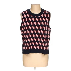 NWT Ann Taylor Multi-Color Geometric Sleeveless Top/Vest Size XL MSRP $69.50 - Picture 1 of 4