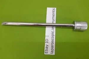 Laparoscopic Stainless Steel Safety Trocar Blunt Tip 10mm Surgical Instruments - Picture 1 of 6