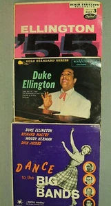 lot 3  45 records Duke Ellington Dance to the Big Bands Dick Jacobs Herman Jazz - Picture 1 of 7