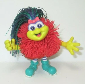Vtg 1990's Koosh Lings Bendable Buddies SUNNY FIGURE Kooshlings Pink Yellow Ball - Picture 1 of 6
