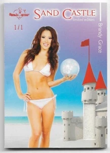 2025 BENCHWARMER GIRLS OF SUMMER BRANDY GRACE SAND CASTLE CARD ONE OF ONE /1 1/1 - Picture 1 of 2