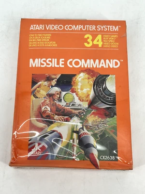 Missile Command Atari 2600/7800 Game NEW SHRINK WRAP Brand New Sealed - Image 1 of 4