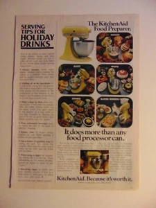 1978 KITCHEN AID FOOD PREPARER  print ad - Picture 1 of 1