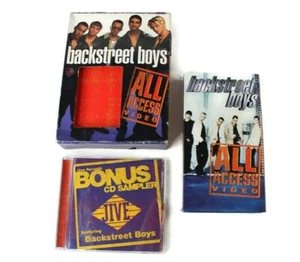 Backstreet Boys All Access Video VHS with Bonus CD 1998 Everybody - Bild 1 von 4