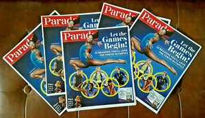 5 - Gymnast BILES - July 11, 2021- PARADE Mags Olympics Preview - Teaching Tools - Bild 1 von 6