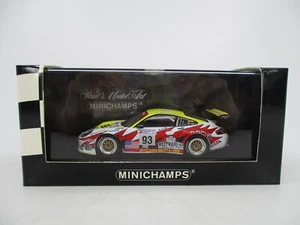 AW481 MINICHAMPS 1/43 PORSCHE 911 GT3-RS 24 HEURES MANS 2003 #93 EdL 400036993 - Foto 1 di 18