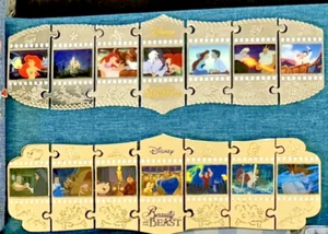 Brandneu Disney Pink a la Mode Filmstreifen Puzzle Arielle Belle Schönheit UChoose Pin LE 300 - Bild 1 von 9