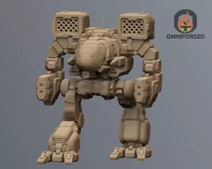Madcat Mini Timberwolf Prime MWO TWF Mech Miniatura Compatibile con Battletech - Foto 1 di 2