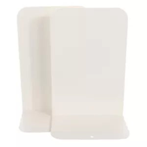 2Pcs Simple Metal Book Ends Practical Bookend Desktop Organizer for Home - Picture 1 of 12