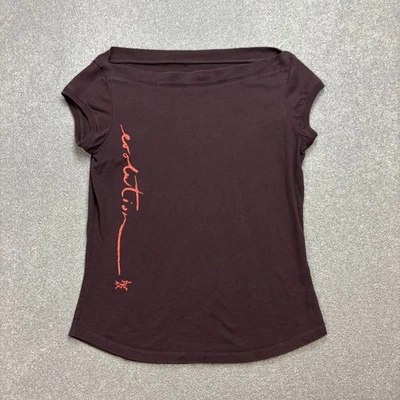 Camisa Arcteryx Mujer Pequeña Roja Senderismo Ligera Exterior Elastizada Logo Dama* Foto 1 de 4