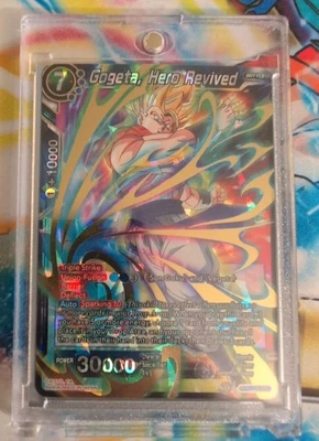 Gogeta Hero Revived BT5-038 SR Super Rare Dragon Ball Super Masters Card Game  - Image 1 of 4