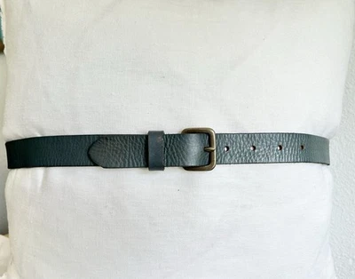 Новый с Ярлыками ANN TAYLOR живой любви лофт ремень размер L серый зеленый натуральной кожи тонкий - Изображение 1 из 4