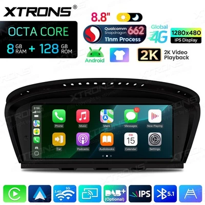 2K 8,8" IPS Android 14 Autoradio 8G+128GB GPS Navi 1280*480 für BMW E60 E61 CCC - Bild 1 von 4