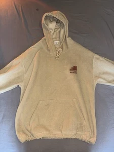 Urban Outfitters Women’s Cream and Tan Witness Wildlife’ Hoodie Size S - Picture 1 of 11