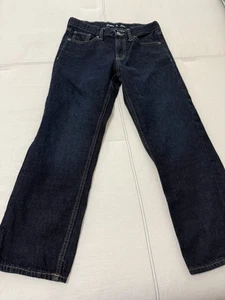 Old Navy Boys Straight Leg Blue Jeans - Size: 10 Plus - Picture 1 of 3