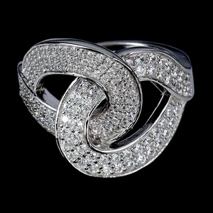 925 Sterling Silver Ring Round Simulated Cz Gemstone Jewelry Size 7 - Picture 1 of 13