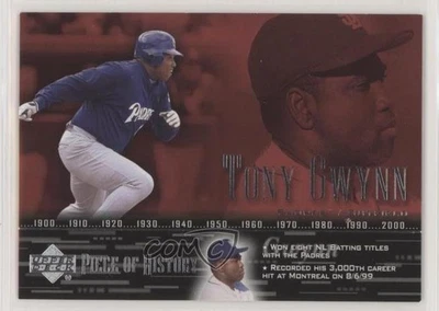 2002 Upper Deck Piece Of History Tony Gwynn #82 HOF - Image 1 of 2