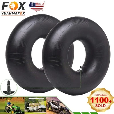 2Pack 20x8.00-8 20x8-8 20x10x8 20x8x8 Lawn Mower Inner Tubes TR13 Straight Valve - Image 1 of 4