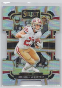 Panini Select 2023 - Concourse Christian McCaffrey #88 Silver Prizm troquelado - Imagen 1 de 1