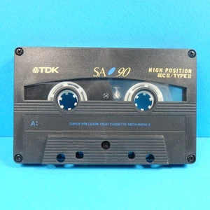 🍒 1x TDK SA 90 * IEC II Type 2 * Tape Cassette Kassette Casete кассета * 1995 - Bild 1 von 4