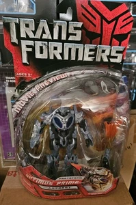 Transformers Movie Protoform Optimus Prime Mosc 2007 Htf - Picture 1 of 5