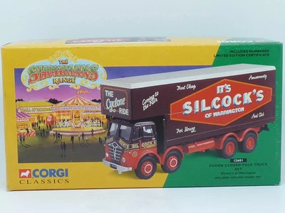 MINIATURE VOITURE CORGI 12601 CAMION FETE FORAINE FODEN CLOSED 8 ROUES - Photo 1/4