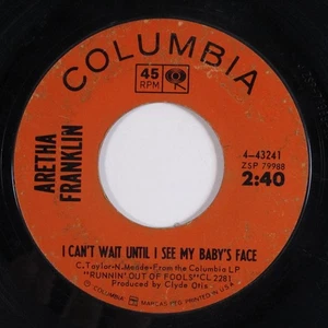 Northern Soul 45 ARETHA FRANKLIN I Can't Wait Until I See... COLUMBIA HEAR d - Imagen 1 de 2