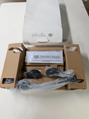 Harley-Davidson Premium Estéreo Casco Auriculares 77147-98A OEM NUEVO Caja Abierta Foto 1 de 3