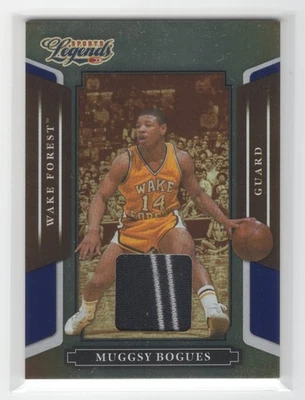 2008 Donruss Americana Sports Legends - Muggsy Bogues #112 Зеркальные Синие Материалы - Изображение 1 из 4