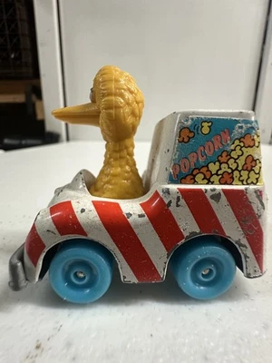 Camión de palomitas Hasbro Big Bird 1983 coche diecast Foto 1 de 4