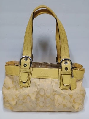 Vintage Coach F13742 Purse Hand Bag Shoulder Bag Y2K - Image 1 of 4