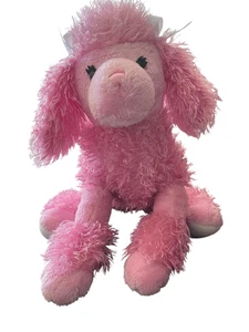 Gund Kids Pink Patti Poodle Dog Plush Cuddle Fuzzy Stuffed Animal Toy OS - Picture 1 of 10
