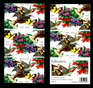 #4153-4156 MNH, POLLINATION BOOKLET, 20X41 Cent FV $8.20 (2007) - Picture 1 of 3