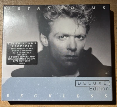 BRYAN ADAMS * RECKLESS * 2XCD 30TH ANNIVERSARY DELUXE EDITION (2014) SEALED - Image 1 of 2